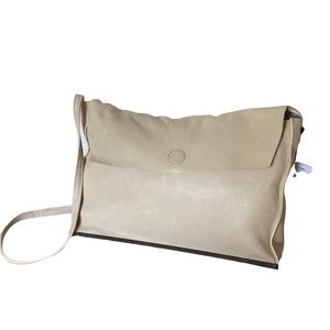 Zara  creamy leather crossbody bag